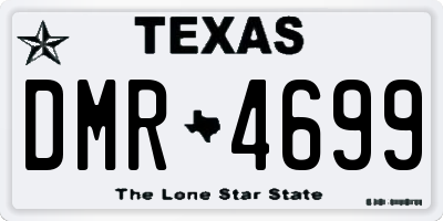 TX license plate DMR4699