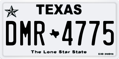 TX license plate DMR4775