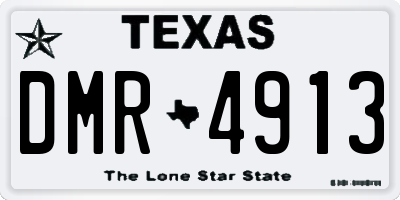 TX license plate DMR4913