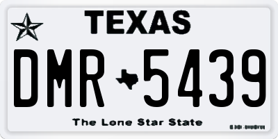 TX license plate DMR5439