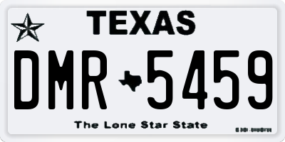 TX license plate DMR5459