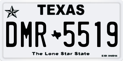 TX license plate DMR5519