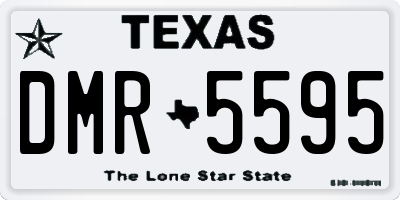 TX license plate DMR5595