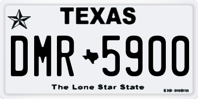 TX license plate DMR5900