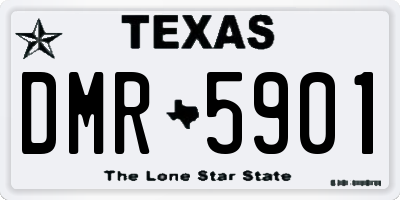 TX license plate DMR5901