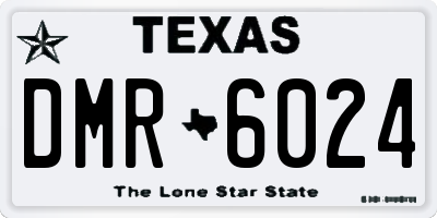TX license plate DMR6024