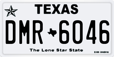 TX license plate DMR6046