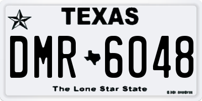 TX license plate DMR6048