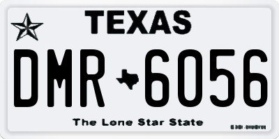 TX license plate DMR6056