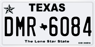 TX license plate DMR6084