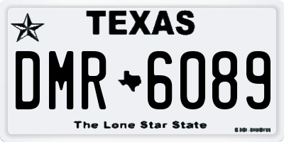 TX license plate DMR6089