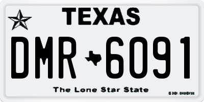 TX license plate DMR6091