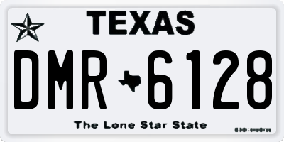 TX license plate DMR6128