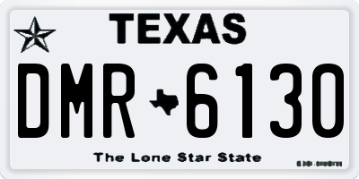 TX license plate DMR6130