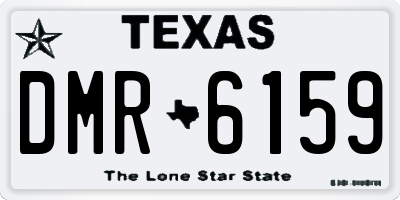 TX license plate DMR6159