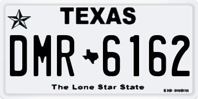 TX license plate DMR6162