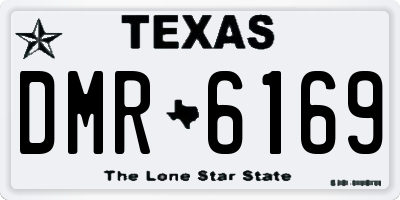 TX license plate DMR6169