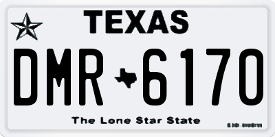 TX license plate DMR6170