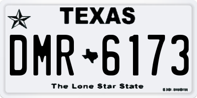 TX license plate DMR6173