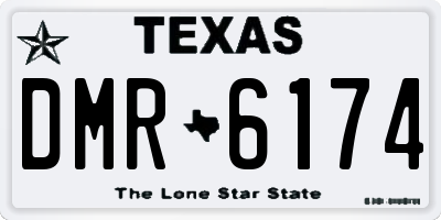 TX license plate DMR6174