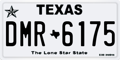 TX license plate DMR6175