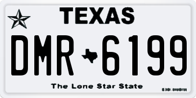 TX license plate DMR6199