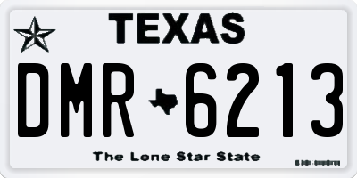 TX license plate DMR6213