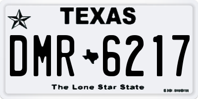 TX license plate DMR6217