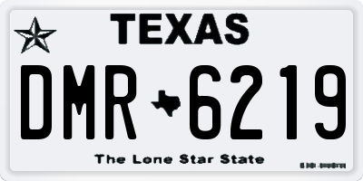 TX license plate DMR6219