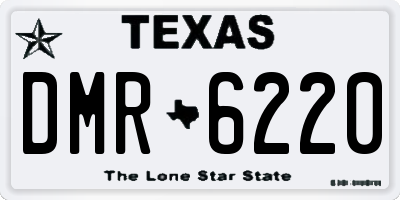 TX license plate DMR6220