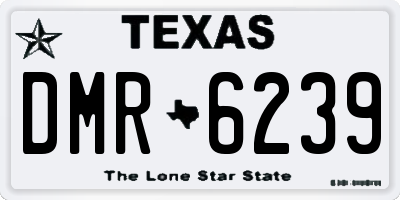 TX license plate DMR6239