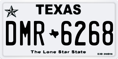 TX license plate DMR6268