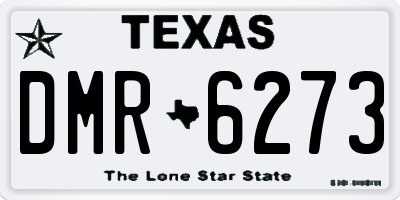 TX license plate DMR6273