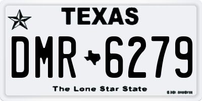 TX license plate DMR6279