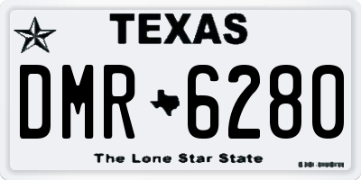 TX license plate DMR6280