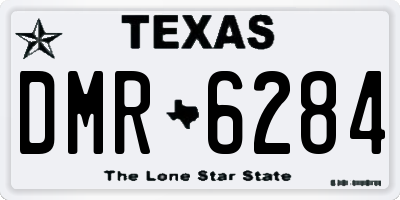 TX license plate DMR6284
