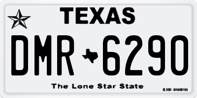 TX license plate DMR6290