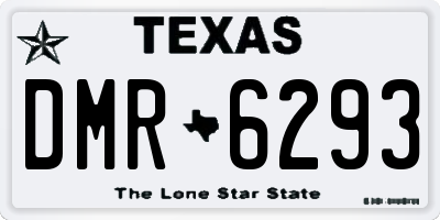 TX license plate DMR6293