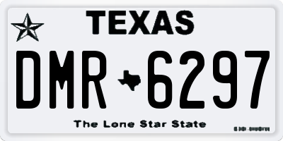 TX license plate DMR6297
