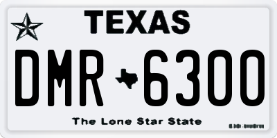 TX license plate DMR6300