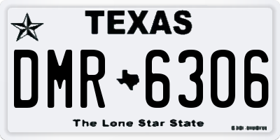 TX license plate DMR6306