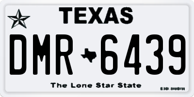 TX license plate DMR6439
