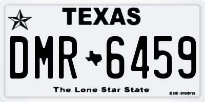 TX license plate DMR6459