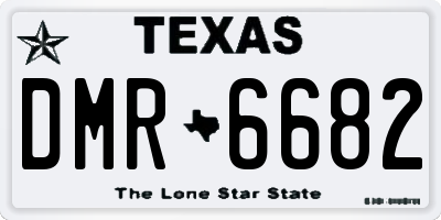 TX license plate DMR6682