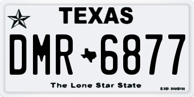 TX license plate DMR6877