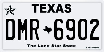 TX license plate DMR6902