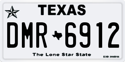 TX license plate DMR6912