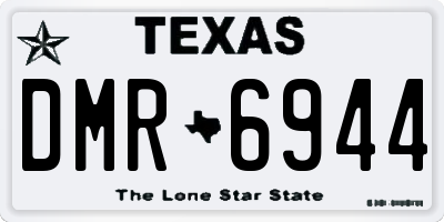 TX license plate DMR6944