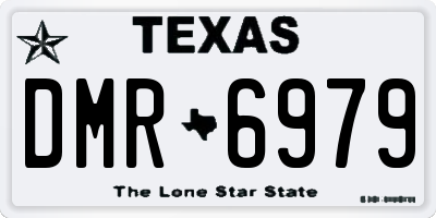 TX license plate DMR6979