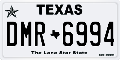 TX license plate DMR6994